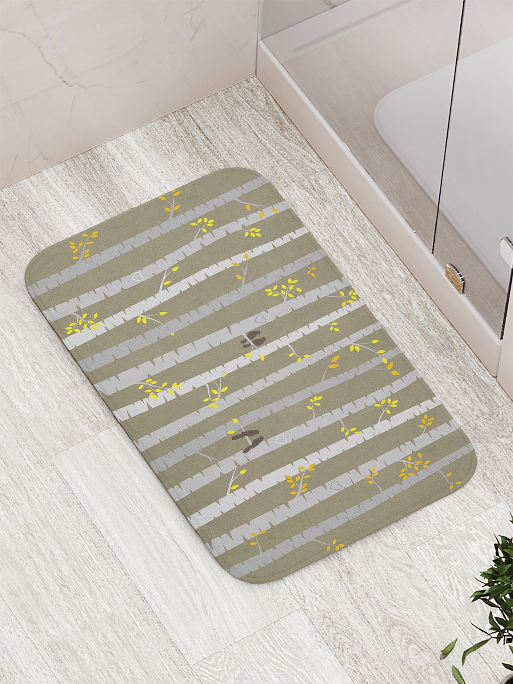 

Коврик противоскользящий для ванной, сауны, бассейна, 77х52 см bath_73920 JoyArty