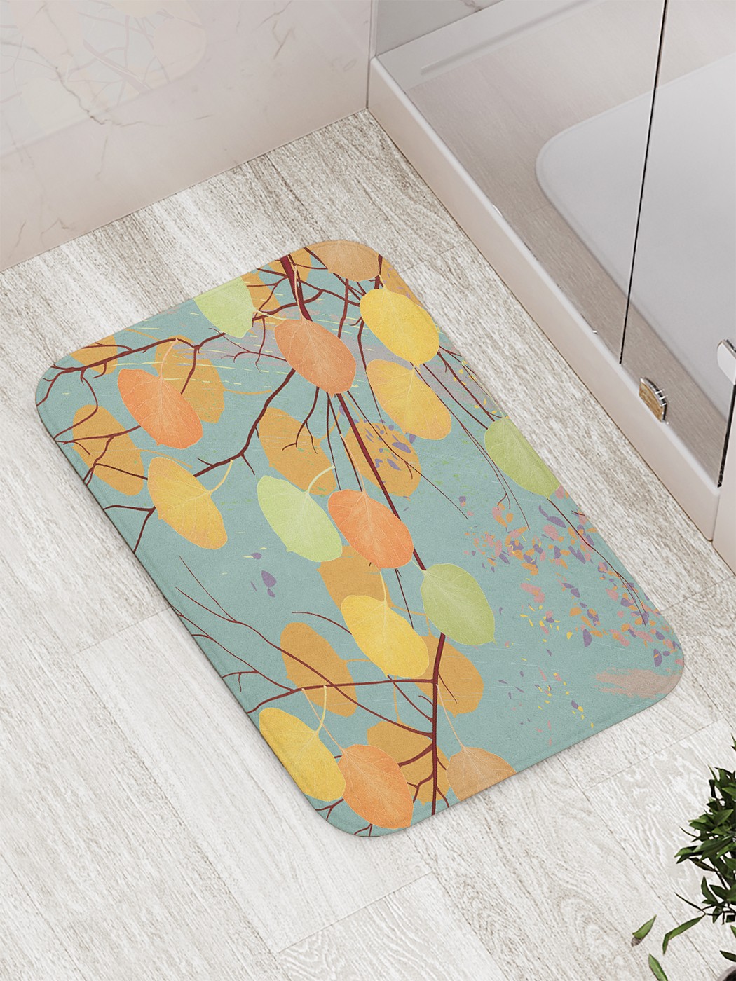 

Коврик противоскользящий для ванной, сауны, бассейна, 77х52 см bath_73919 JoyArty