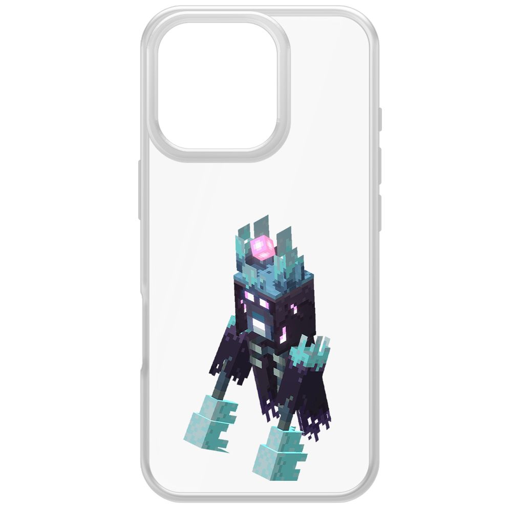 

Чехол-накладка Krutoff Clear Case Minecraft-Несчастный Призрак для iPhone 16 Pro, Прозрачный