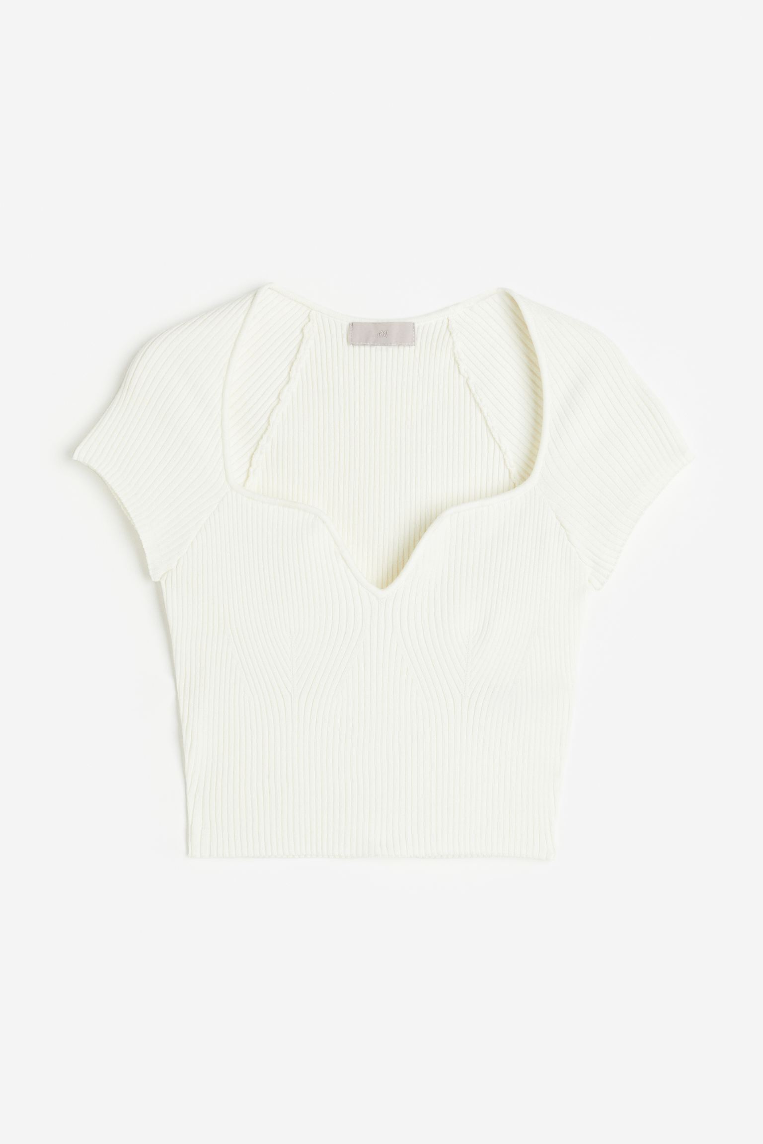 

Топ женский H&M 1156491002 белый M (доставка из-за рубежа), 1156491002