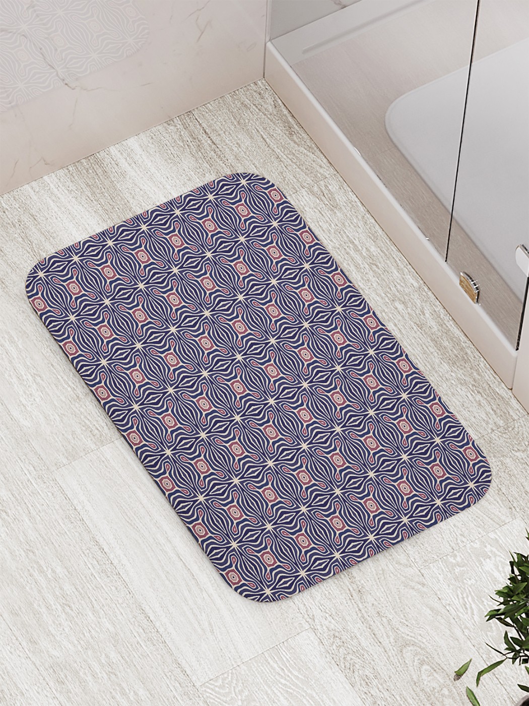 

Коврик противоскользящий для ванной, сауны, бассейна, 77х52 см bath_73858 JoyArty