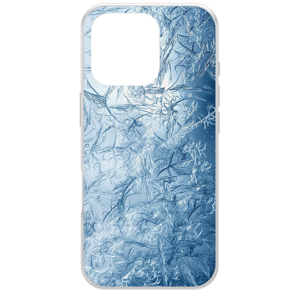 

Чехол-накладка Krutoff Clear Case Лед для iPhone 16 Pro, Прозрачный