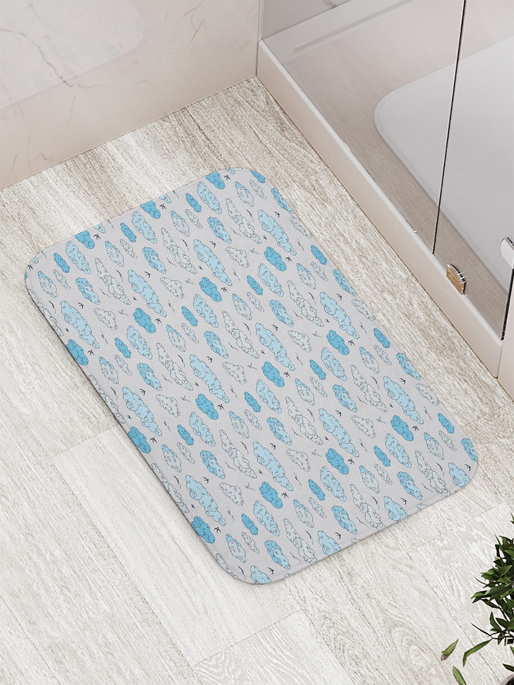 

Коврик противоскользящий для ванной, сауны, бассейна, 77х52 см bath_73839 JoyArty