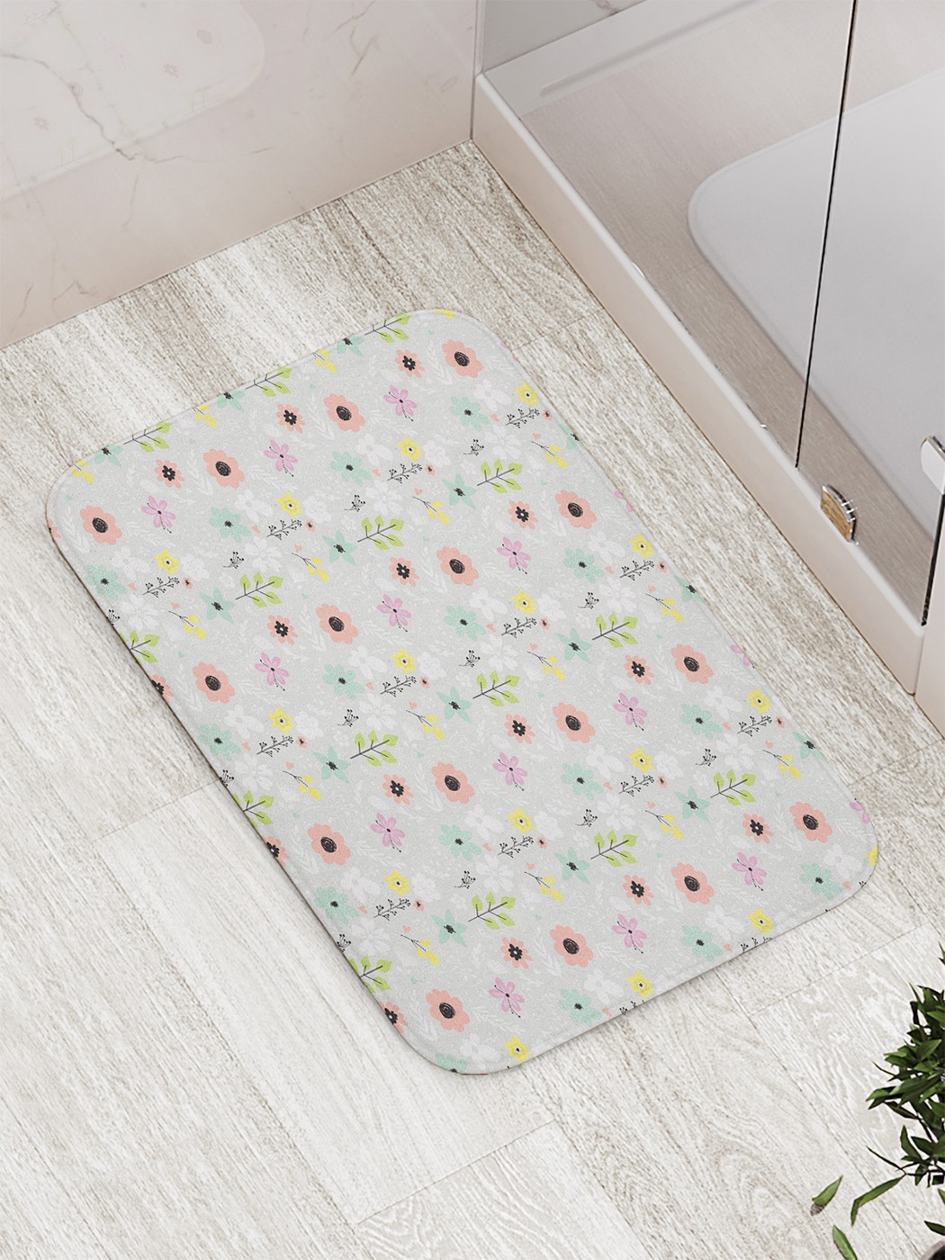 

Коврик противоскользящий для ванной, сауны, бассейна, 77х52 см bath_73831 JoyArty