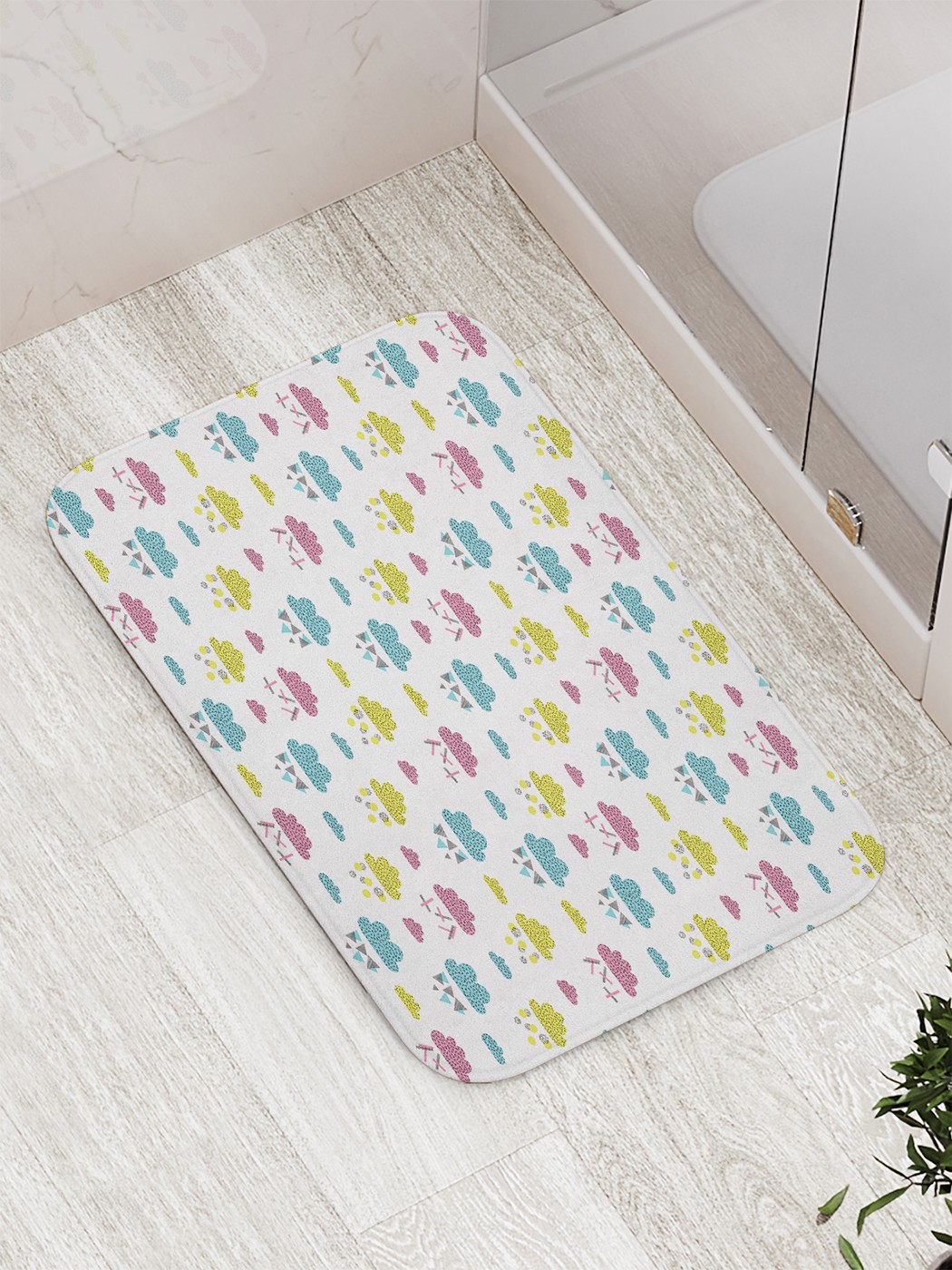 

Коврик противоскользящий для ванной, сауны, бассейна, 77х52 см bath_73821 JoyArty