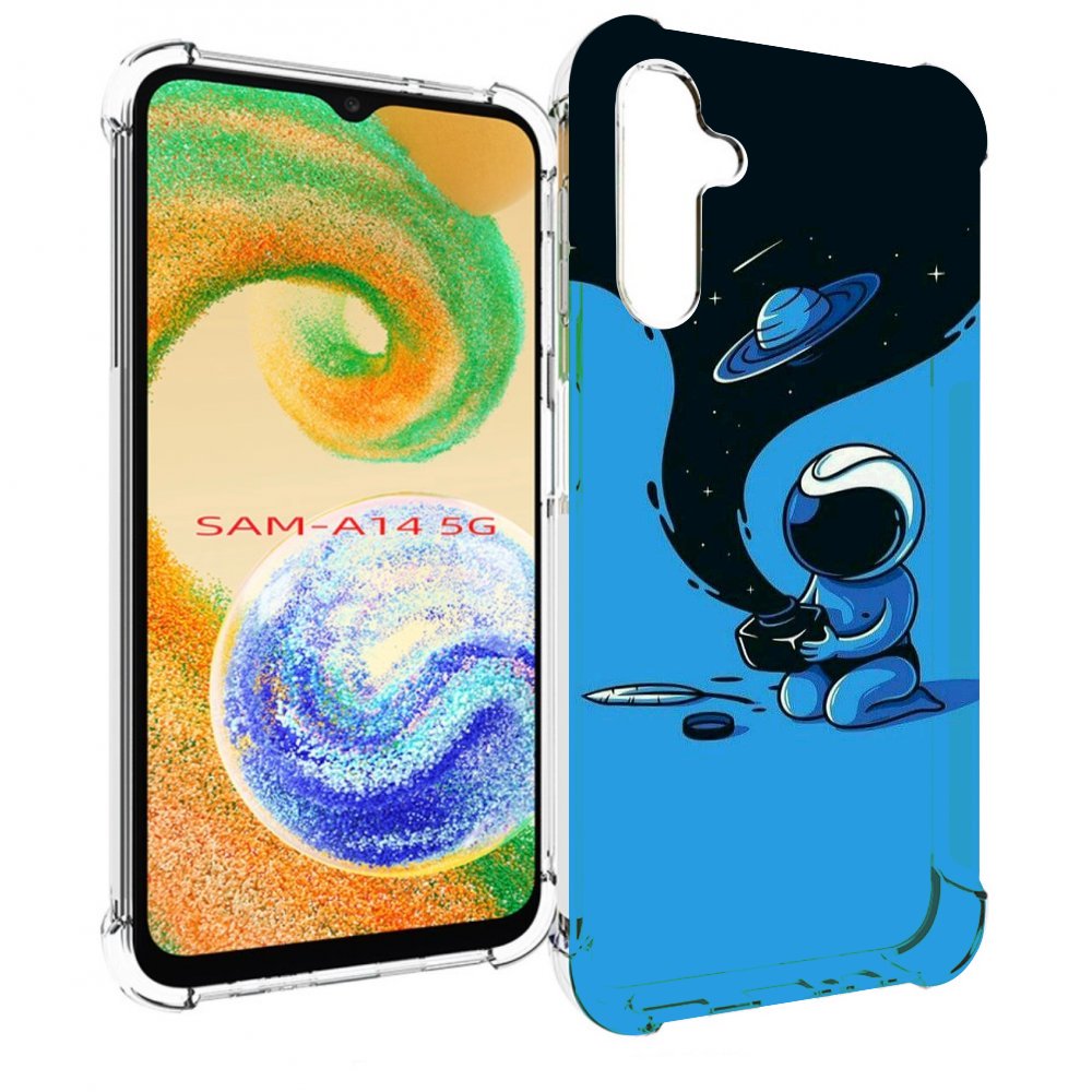 

Чехол MyPads космос из черной краски для Samsung Galaxy A14 5G, Прозрачный, Tocco