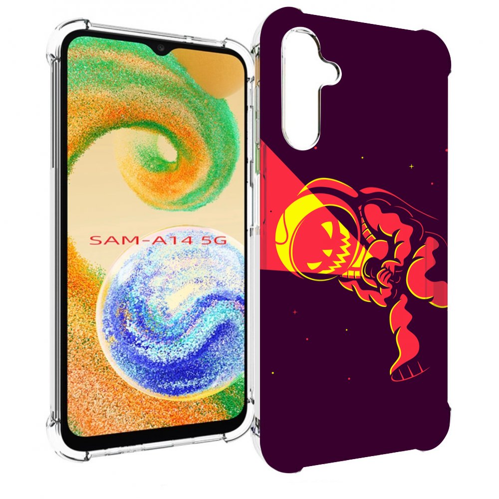 

Чехол MyPads космонавт-в-хеллуин для Samsung Galaxy A14 5G, Прозрачный, Tocco