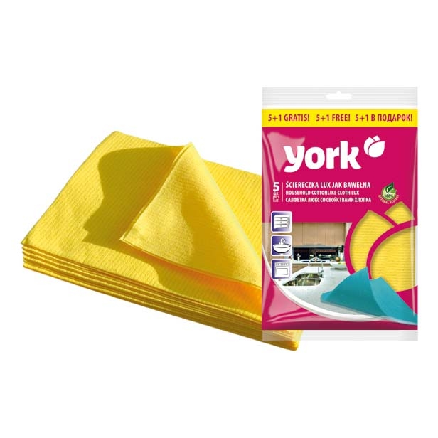 

Салфетка York Люкс универсальная 5+1 шт