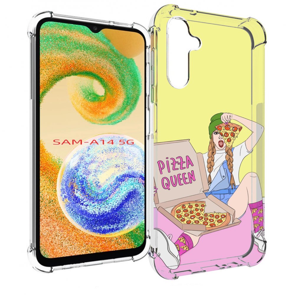 

Чехол MyPads королева-пиццы женский для Samsung Galaxy A14 5G, Прозрачный, Tocco
