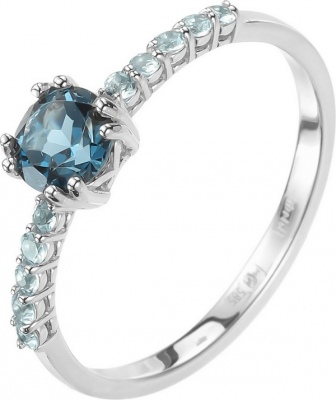 

Кольцо из белого золота с топазом р.  ALORIS Кольцо 1981ТТл, Кольцо 1981ТТл_