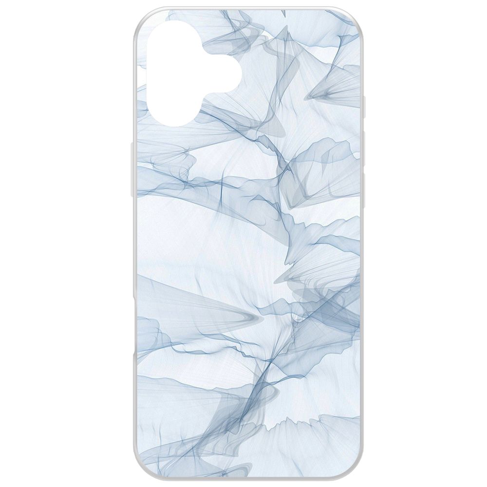 

Чехол-накладка Krutoff Clear Case Абстракт 10 для iPhone 16 Plus, Прозрачный