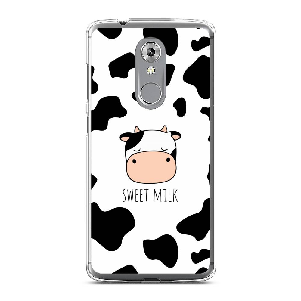 

Чехол на ZTE Axon 7 "Sweet milk", Розовый;белый;черный, 131450-1