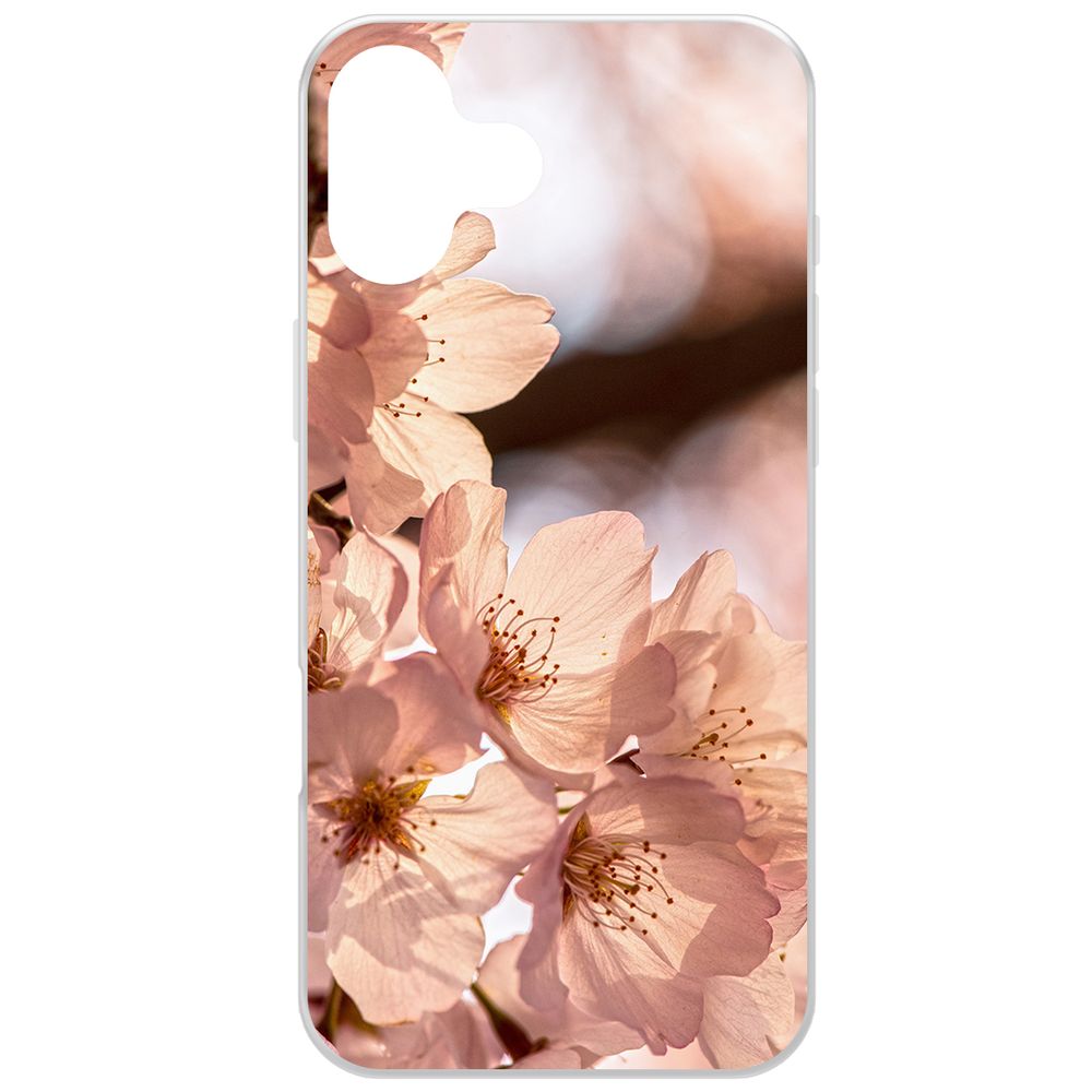 

Чехол-накладка Krutoff Clear Case Ранняя весна для iPhone 16 Plus, Прозрачный