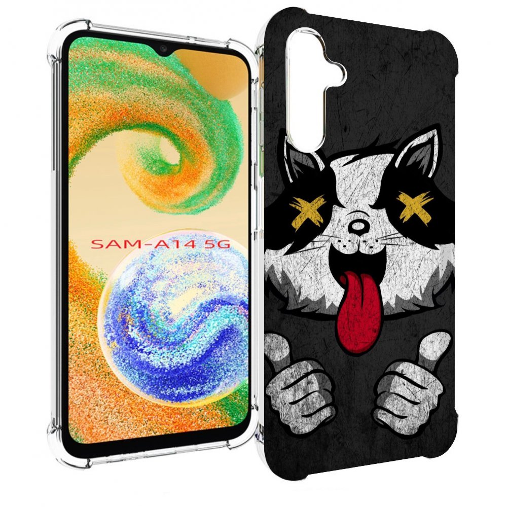 

Чехол MyPads классный зверек для Samsung Galaxy A14 5G, Прозрачный, Tocco