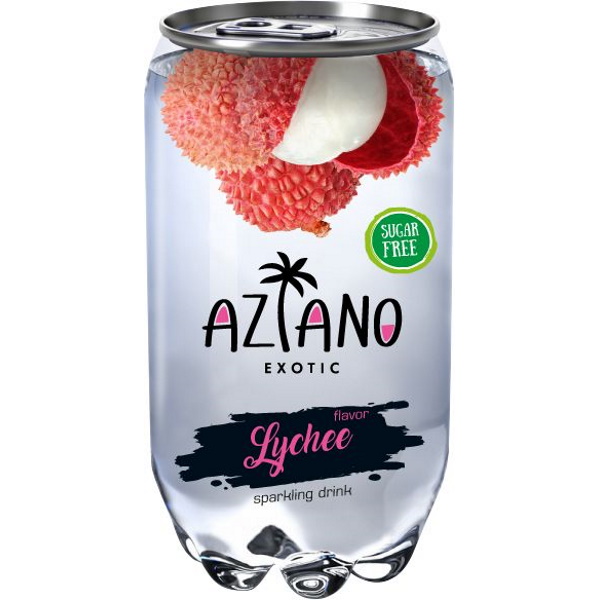 

Вода газированная Aziano личи 350 мл