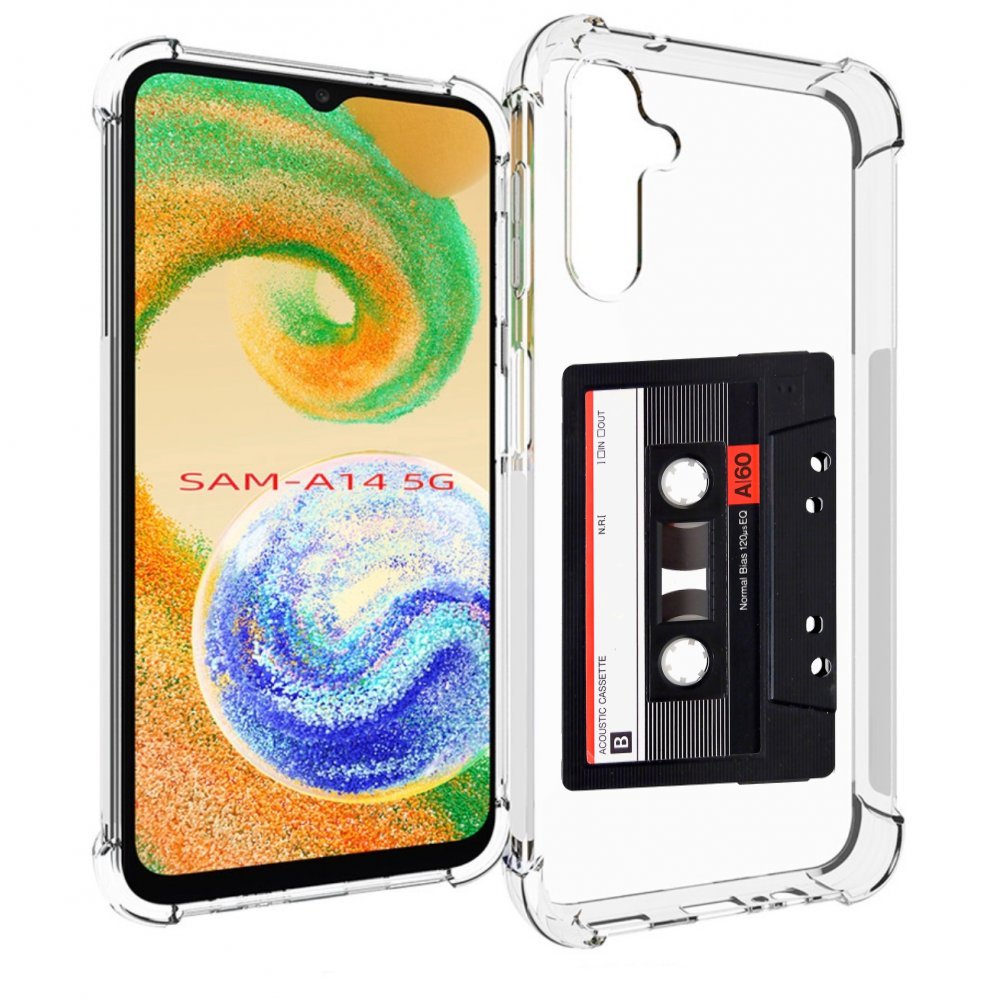 

Чехол MyPads касета для Samsung Galaxy A14 5G, Прозрачный, Tocco