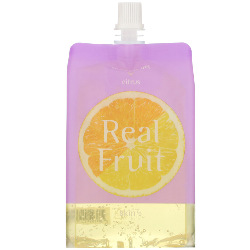 фото Гель для лица skin79 real fruit soothing gel citrus