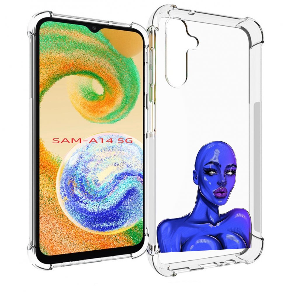 

Чехол MyPads инопланетянка для Samsung Galaxy A14 5G, Прозрачный, Tocco