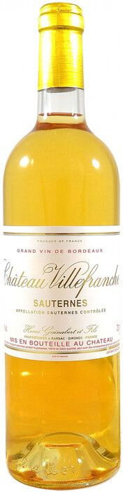 

Вино Maison Riviere Chateau Villefranche Sauternes AOC белое сладкое 14% 0,75 л Франция