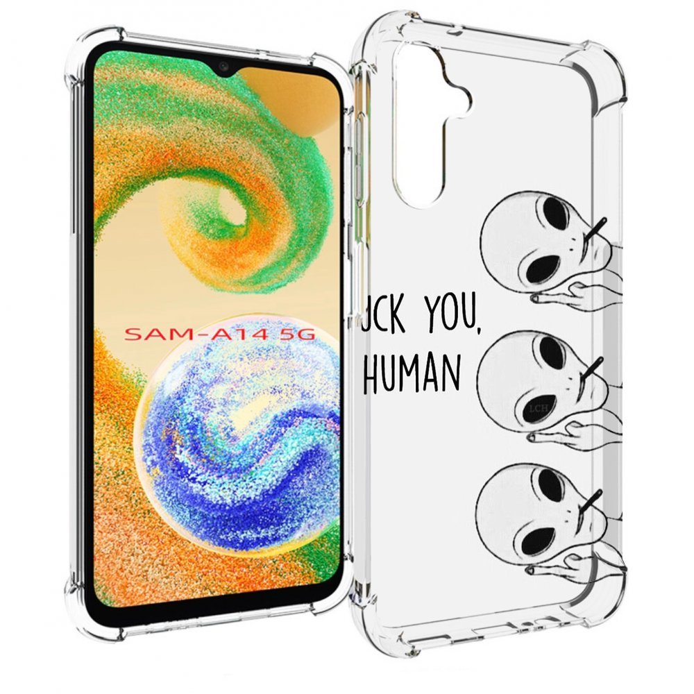

Чехол MyPads инопланетяне для Samsung Galaxy A14 5G, Прозрачный, Tocco