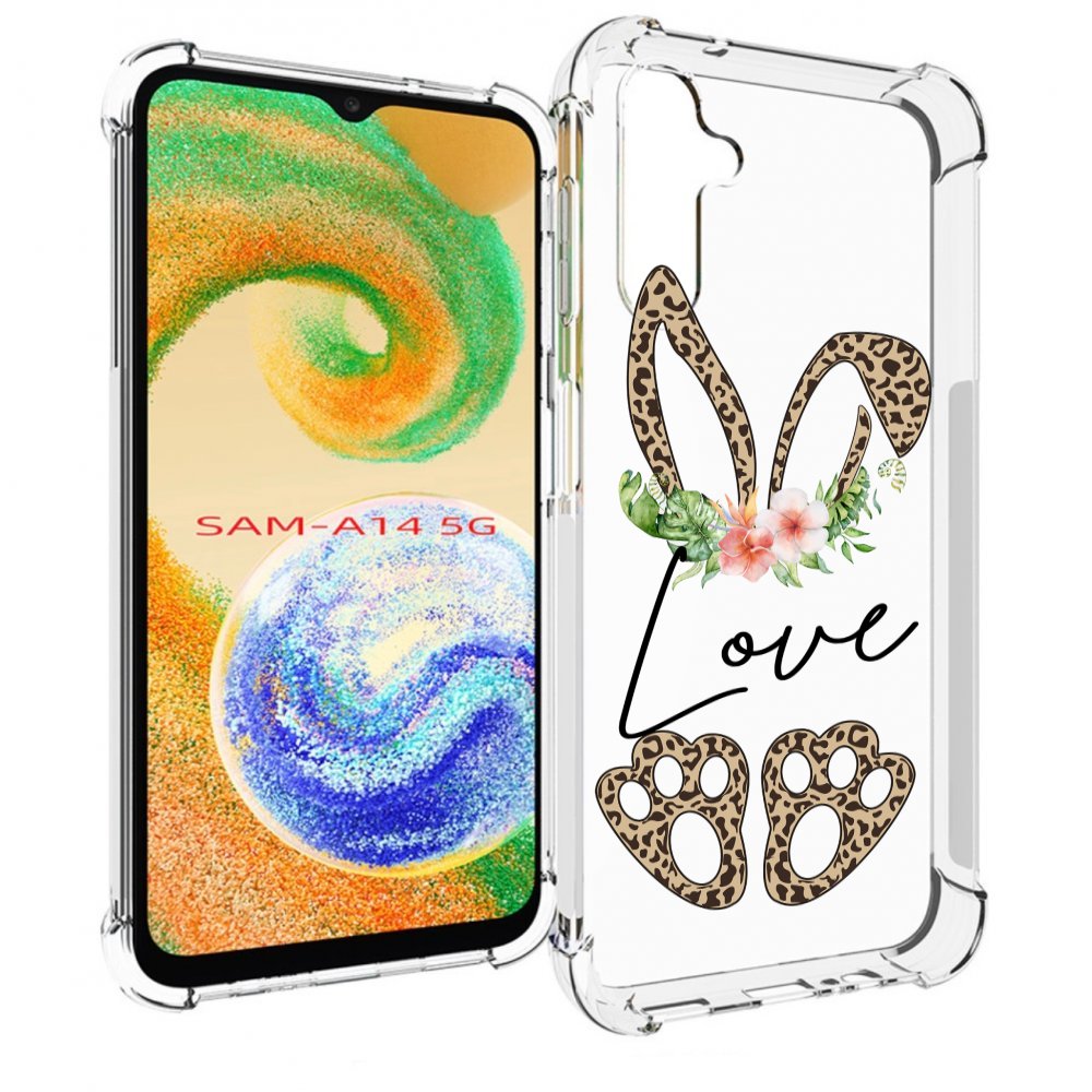 

Чехол MyPads золотые-лапки-и-ушки для Samsung Galaxy A14 5G, Прозрачный, Tocco