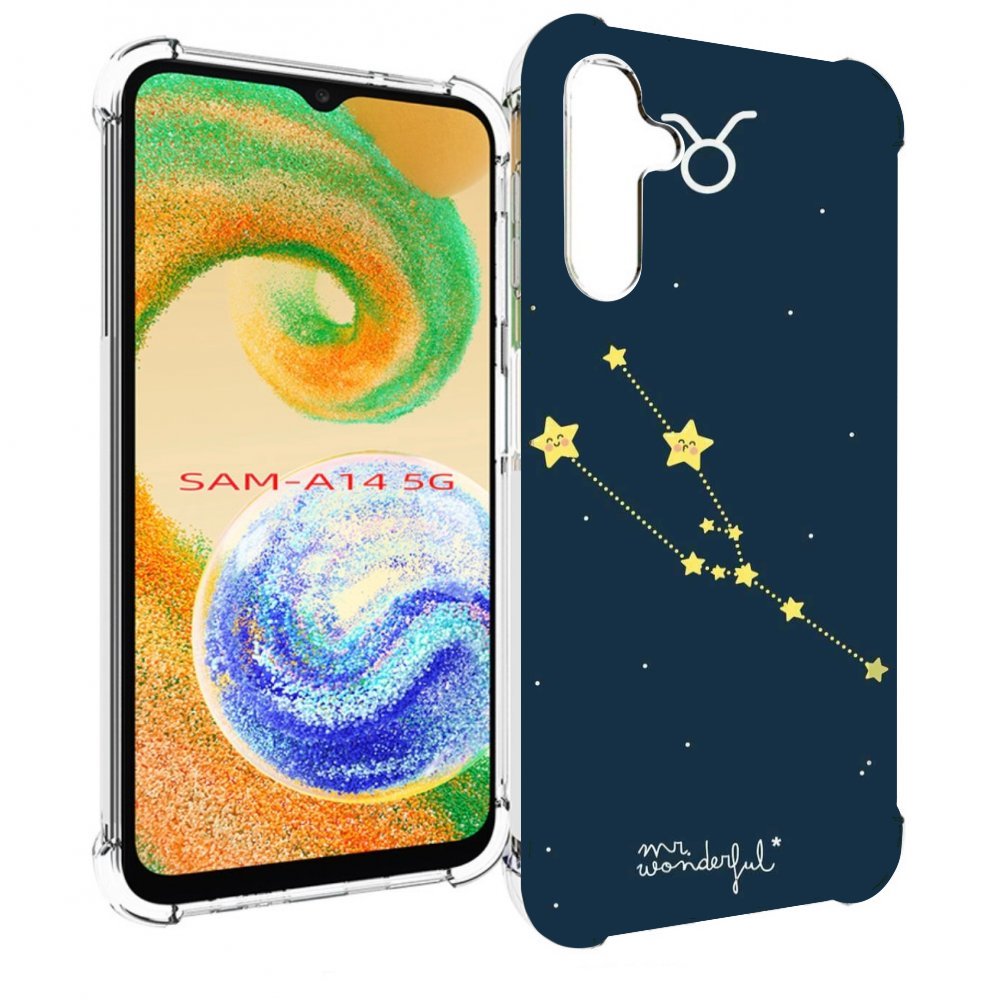 

Чехол MyPads знак-зодиака-телец-4 для Samsung Galaxy A14 5G, Прозрачный, Tocco