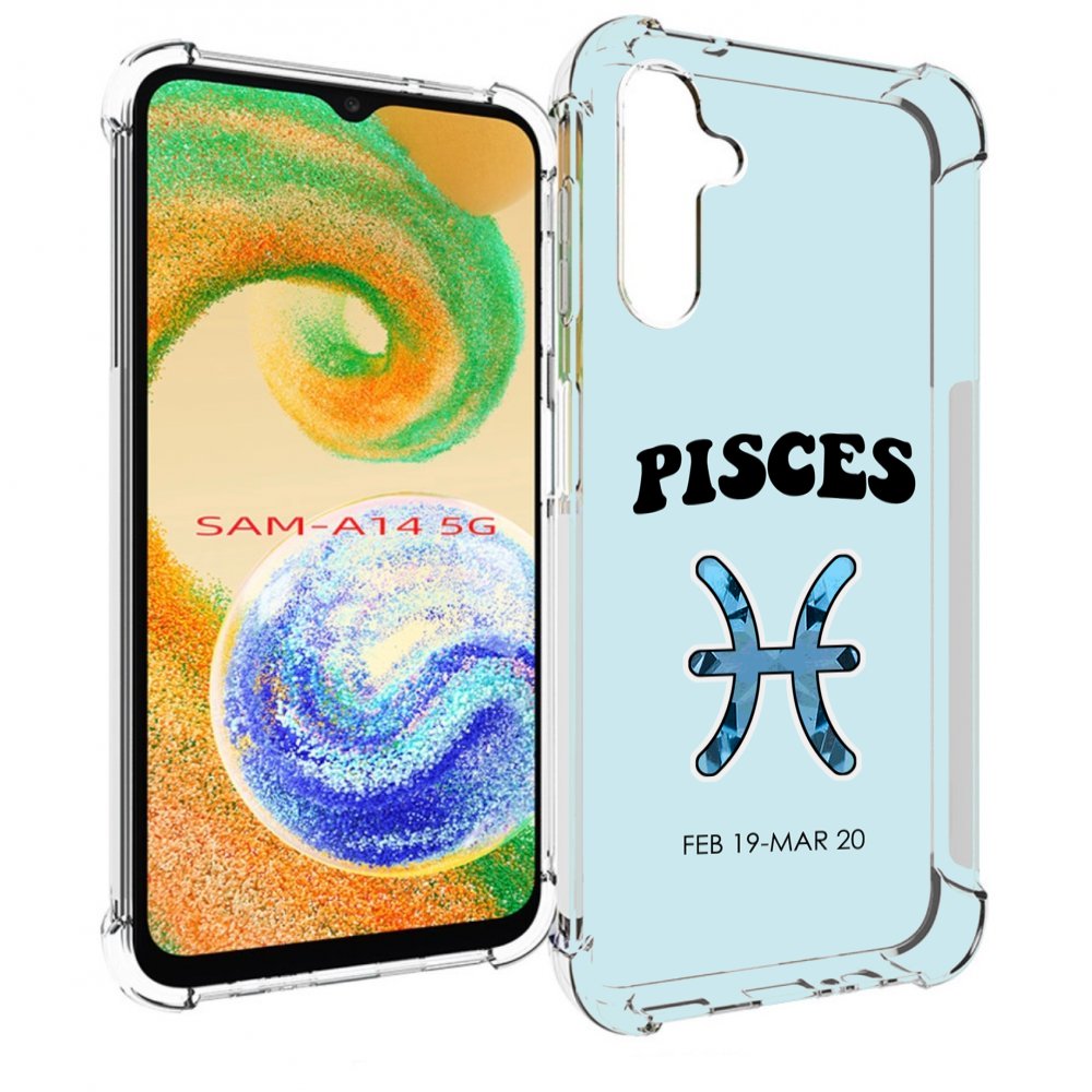 

Чехол MyPads знак-зодиака-рыбы-3 для Samsung Galaxy A14 5G, Прозрачный, Tocco