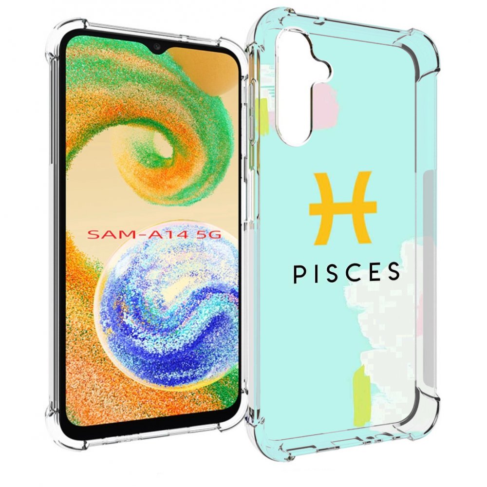 

Чехол MyPads знак-зодиака-рыбы-2 для Samsung Galaxy A14 5G, Прозрачный, Tocco