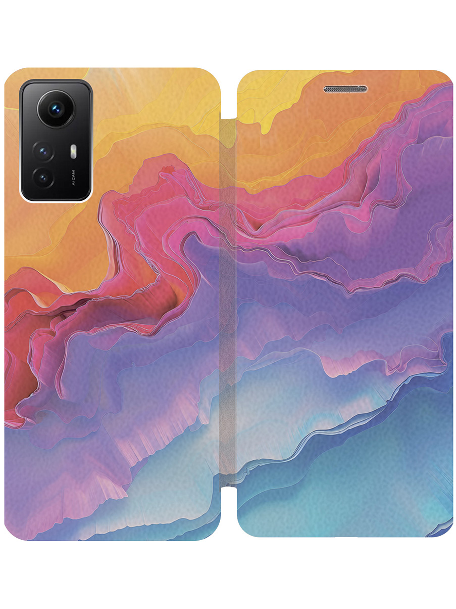 

Чехол-книжка на Xiaomi Redmi Note 12s с принтом "Цветной мрамор" золотой, Золотистый;голубой;желтый;розовый, 778676931