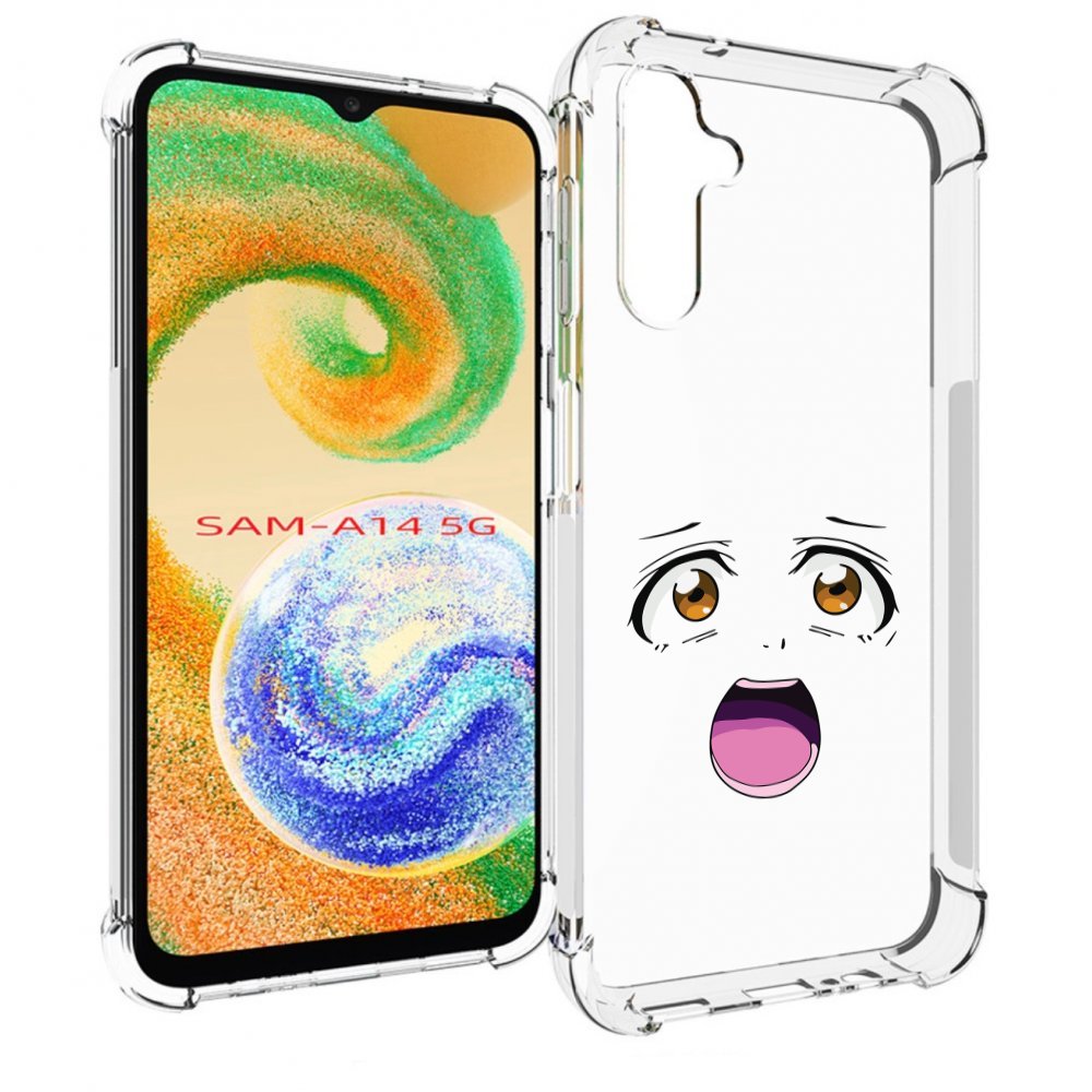 

Чехол MyPads аниме лицао для Samsung Galaxy A14 5G, Прозрачный, Tocco