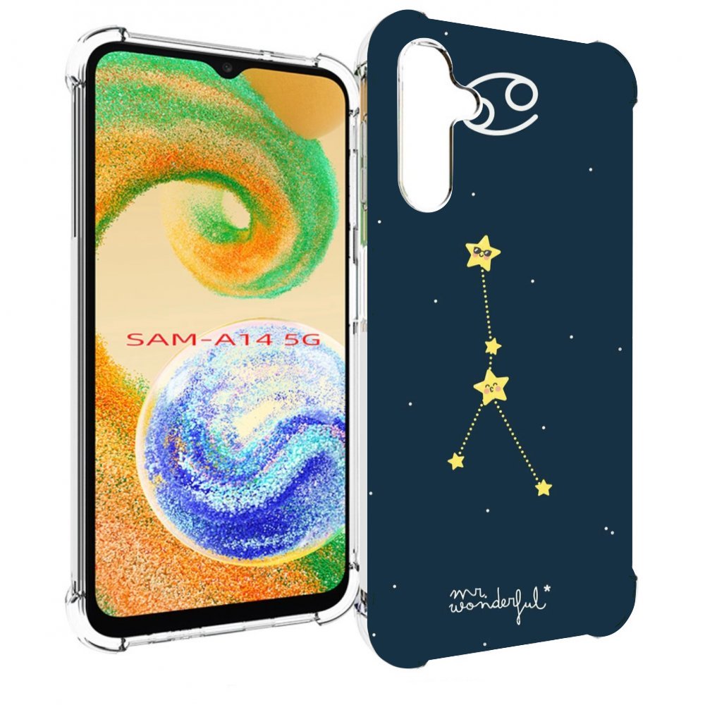 

Чехол MyPads знак-зодиака-рак-3 для Samsung Galaxy A14 5G, Прозрачный, Tocco