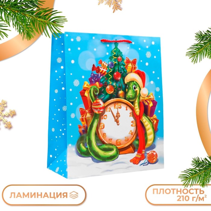 

Подарочные пакет UPAK LAND Куранты, 26 х 32 х 12 см