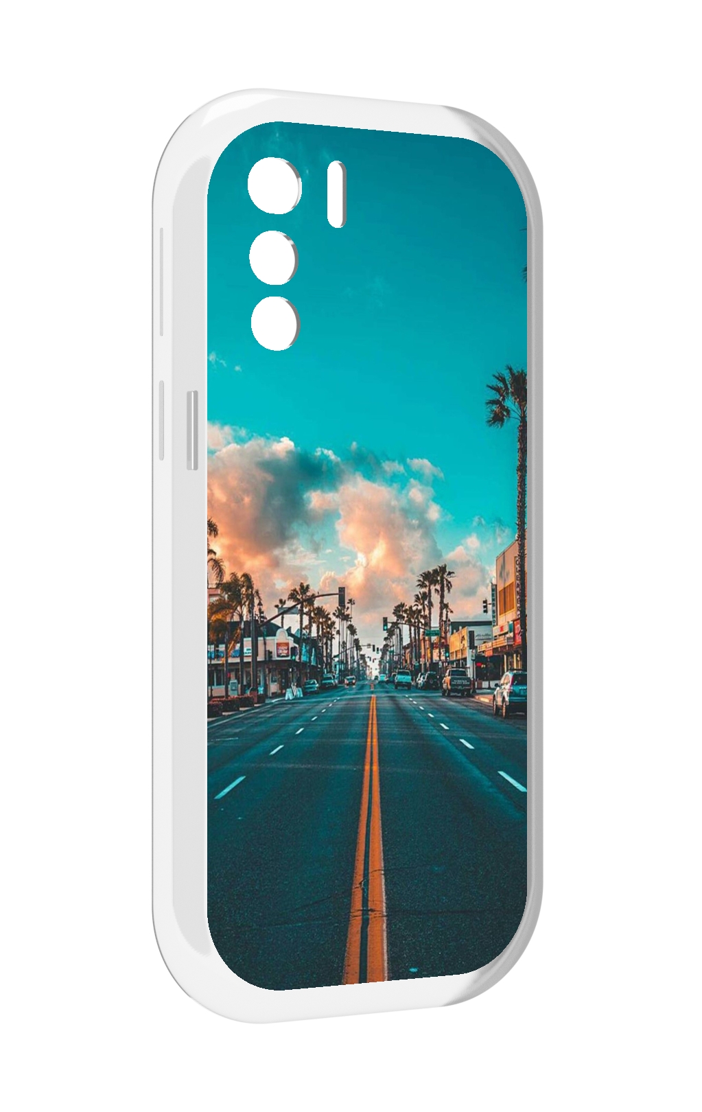 Чехол MyPads дорога-в-лос-анджелес для UleFone Note 13P