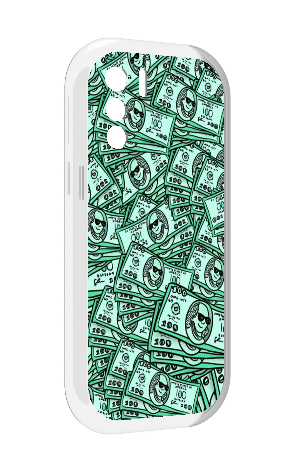 

Чехол MyPads доллары картинка для UleFone Note 13P, Прозрачный, Tocco