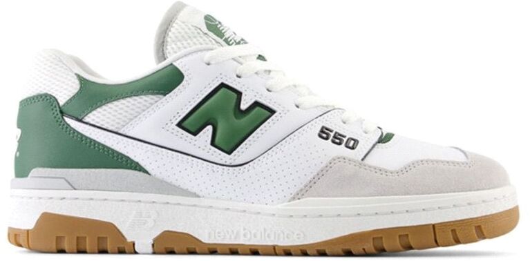 

Кеды унисекс New Balance 550 белые 12 US, Белый, 550