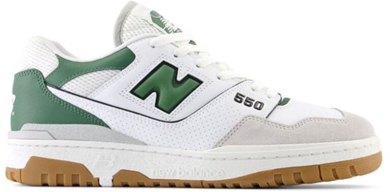 

Кеды унисекс New Balance 550 белые 4 US, Белый, 550