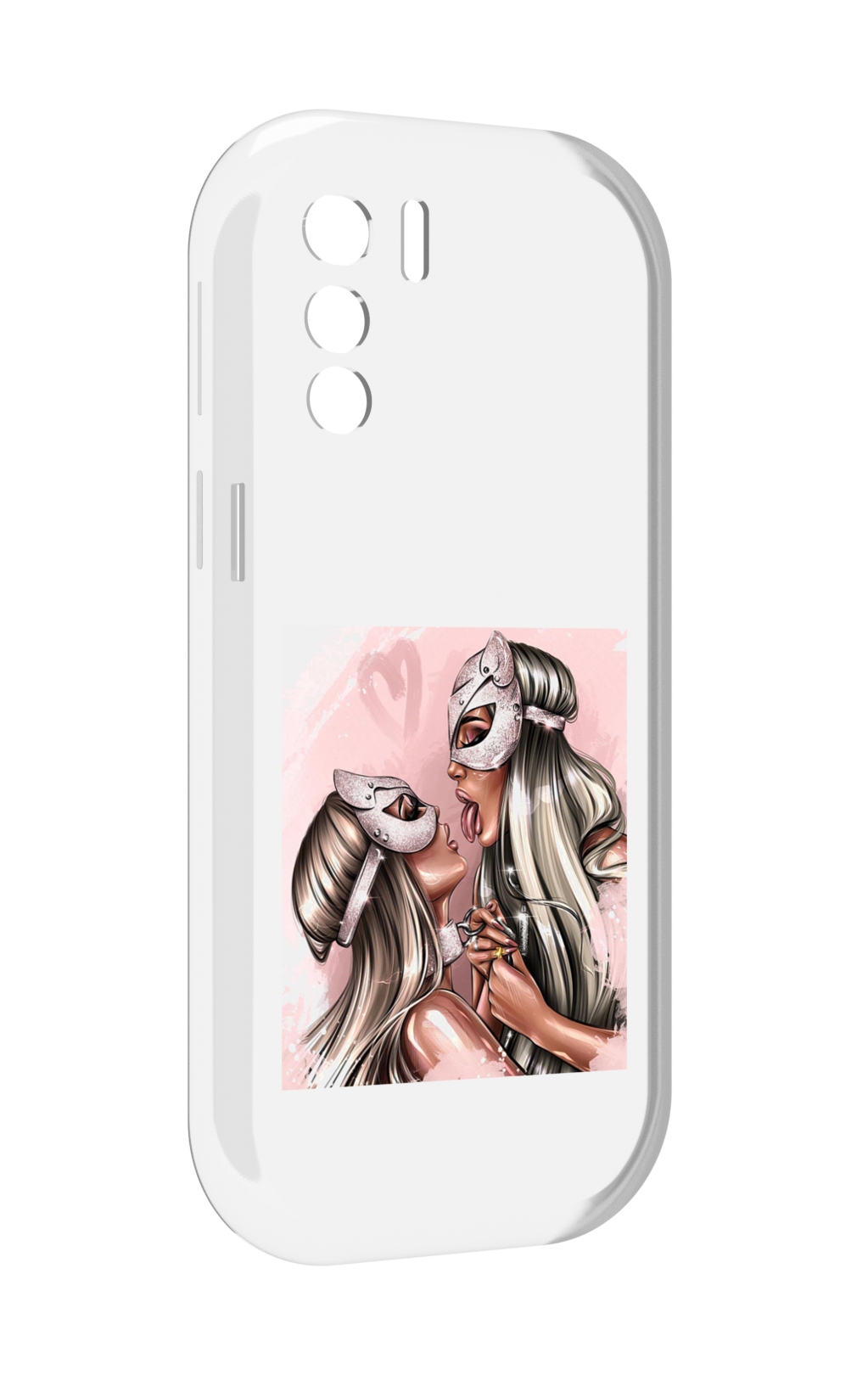 

Чехол MyPads девушки-поцелуй женский для UleFone Note 13P, Прозрачный, Tocco