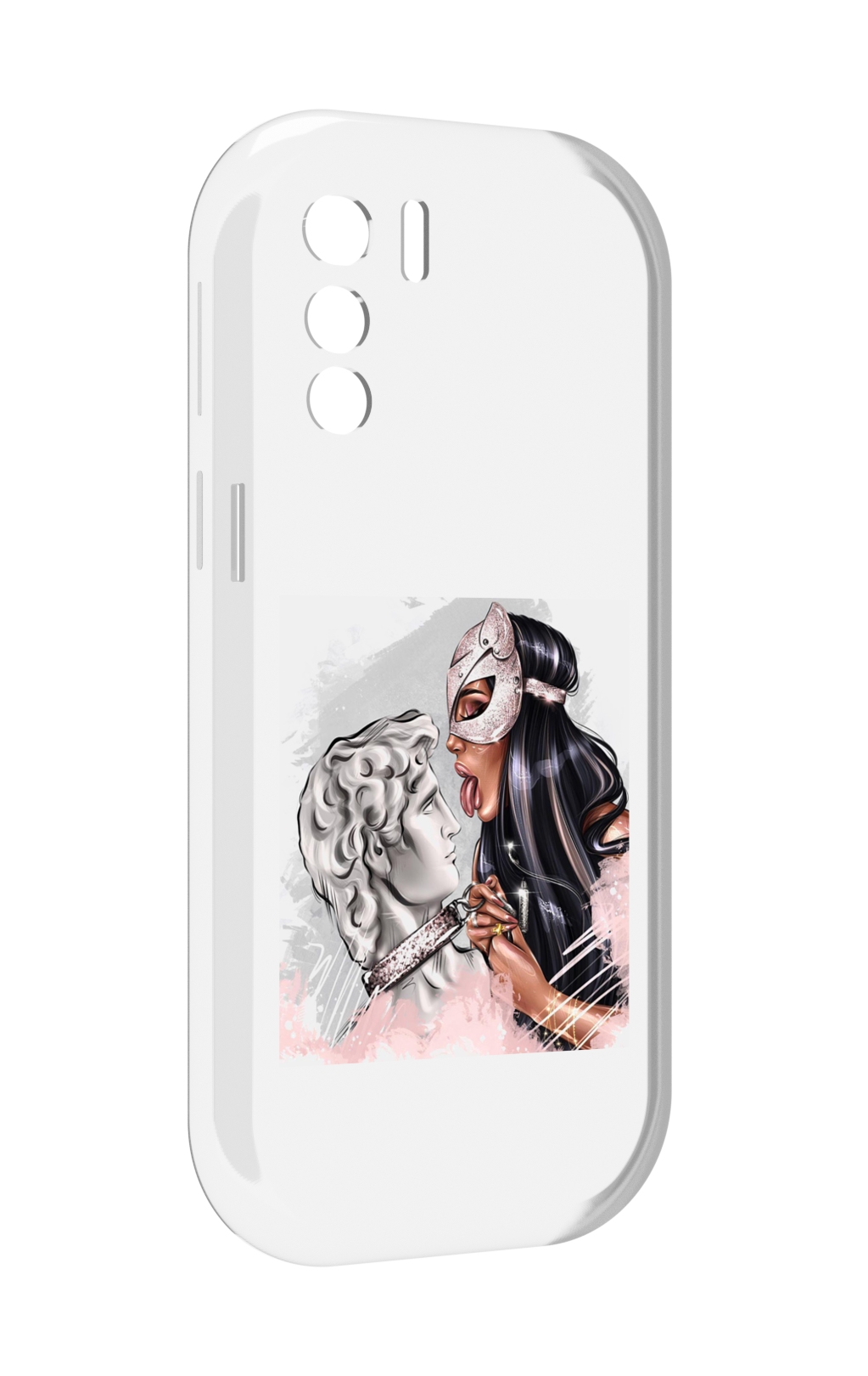 

Чехол MyPads девушка-флирт женский для UleFone Note 13P, Прозрачный, Tocco