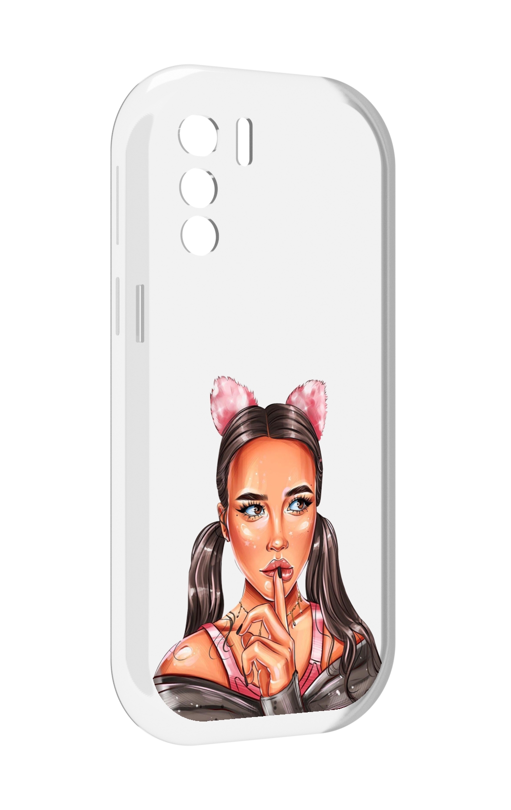 

Чехол MyPads девушка-тихо женский для UleFone Note 13P, Прозрачный, Tocco
