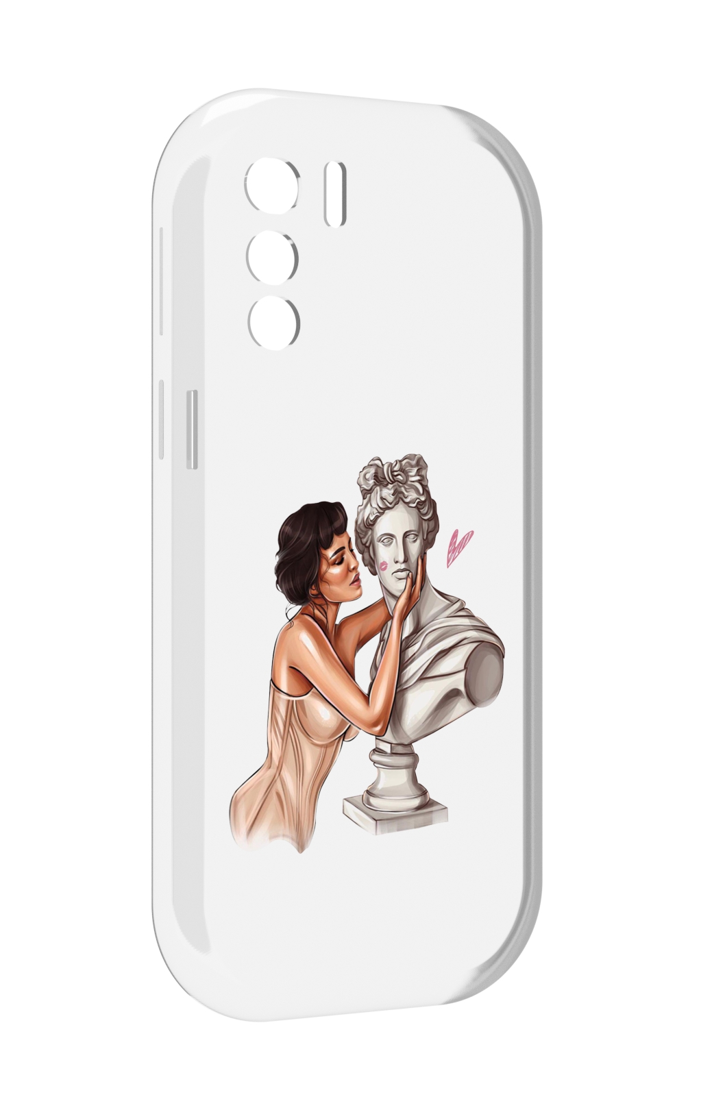 

Чехол MyPads девушка-со-статуей женский для UleFone Note 13P, Прозрачный, Tocco