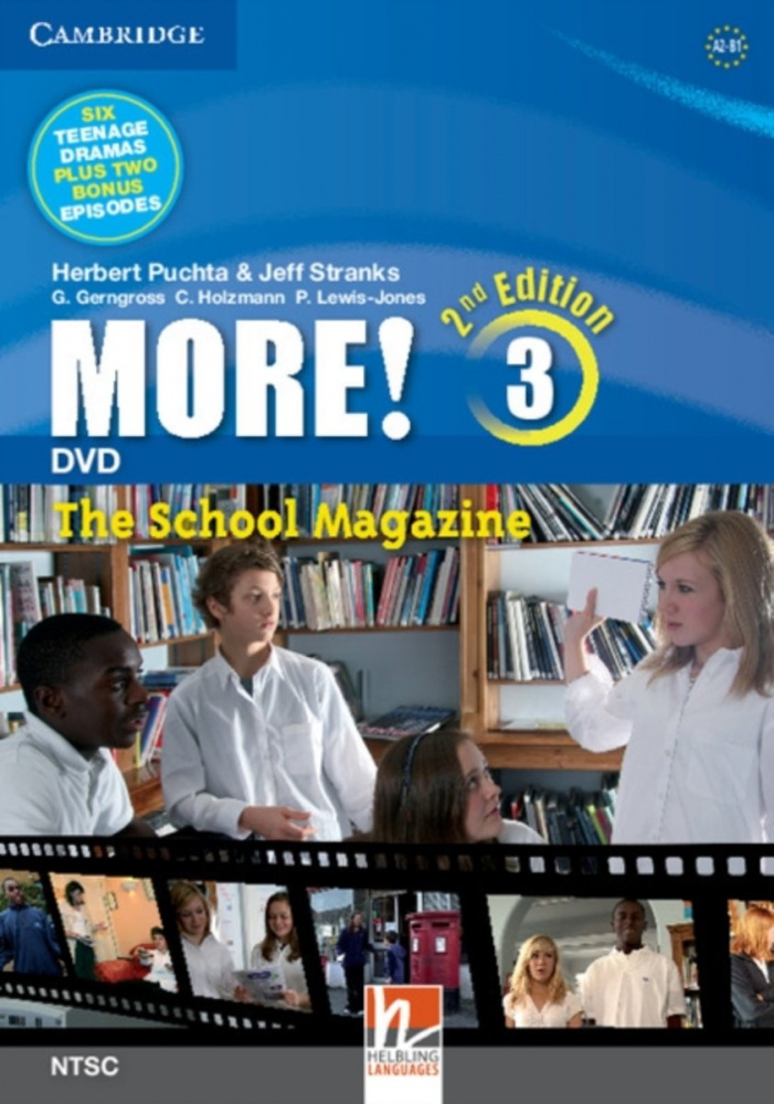 

Книга More! Second Edition 3 DVD