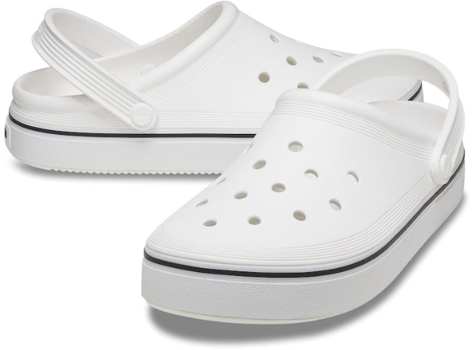 

Сабо унисекс Crocs Off Court Clog белые M8 US; W10 US, Белый, Off Court Clog