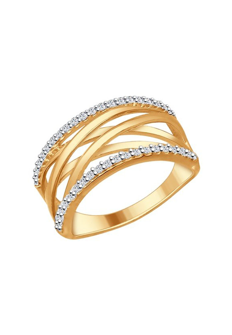 

Кольцо из серебра с фианитом р. , SOKOLOV 93010581, 93010581_k