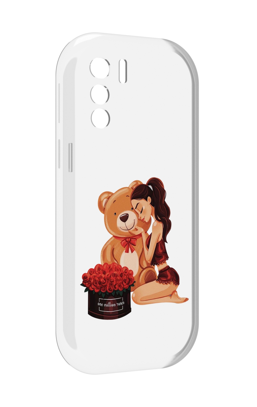 

Чехол MyPads девушка-с-подарками женский для UleFone Note 13P, Прозрачный, Tocco
