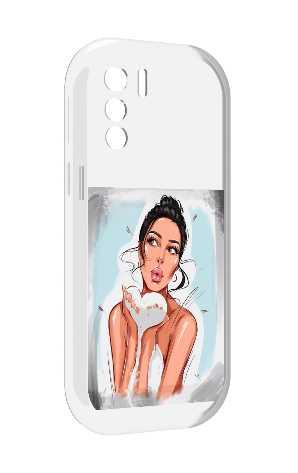 

Чехол MyPads девушка-с-пеной женский для UleFone Note 13P, Прозрачный, Tocco