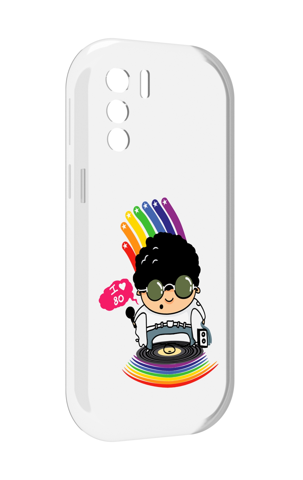

Чехол MyPads Я люблю 80-е для UleFone Note 13P, Прозрачный, Tocco