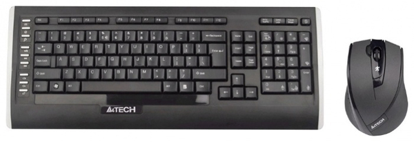 Клавиатура+мышь A4tech 9300F_, цвет черный вскрытая упаковка