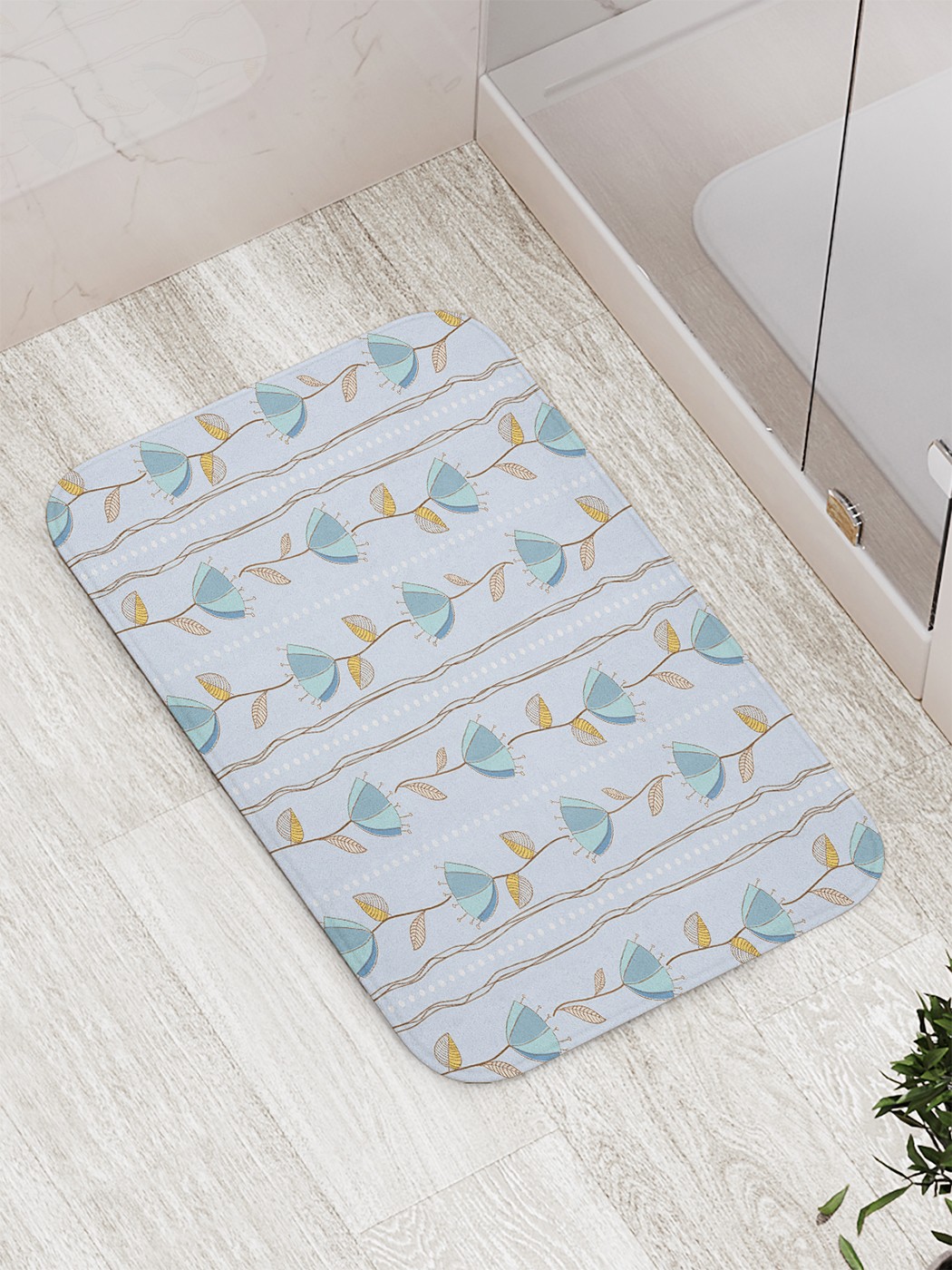 

Коврик противоскользящий для ванной, сауны, бассейна, 77х52 см bath_73818 JoyArty