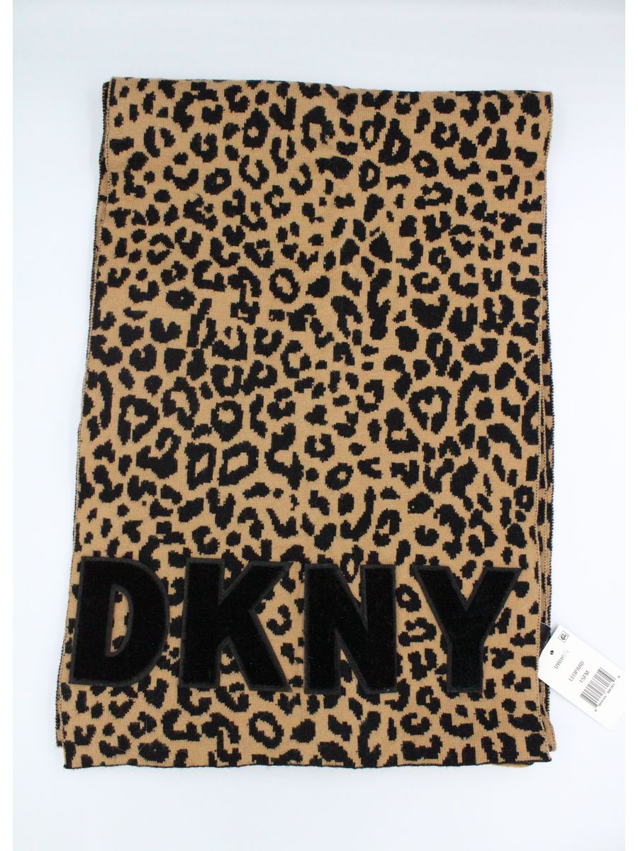 Шарф женский DKNY DY01004 коричневый, 200x33 см