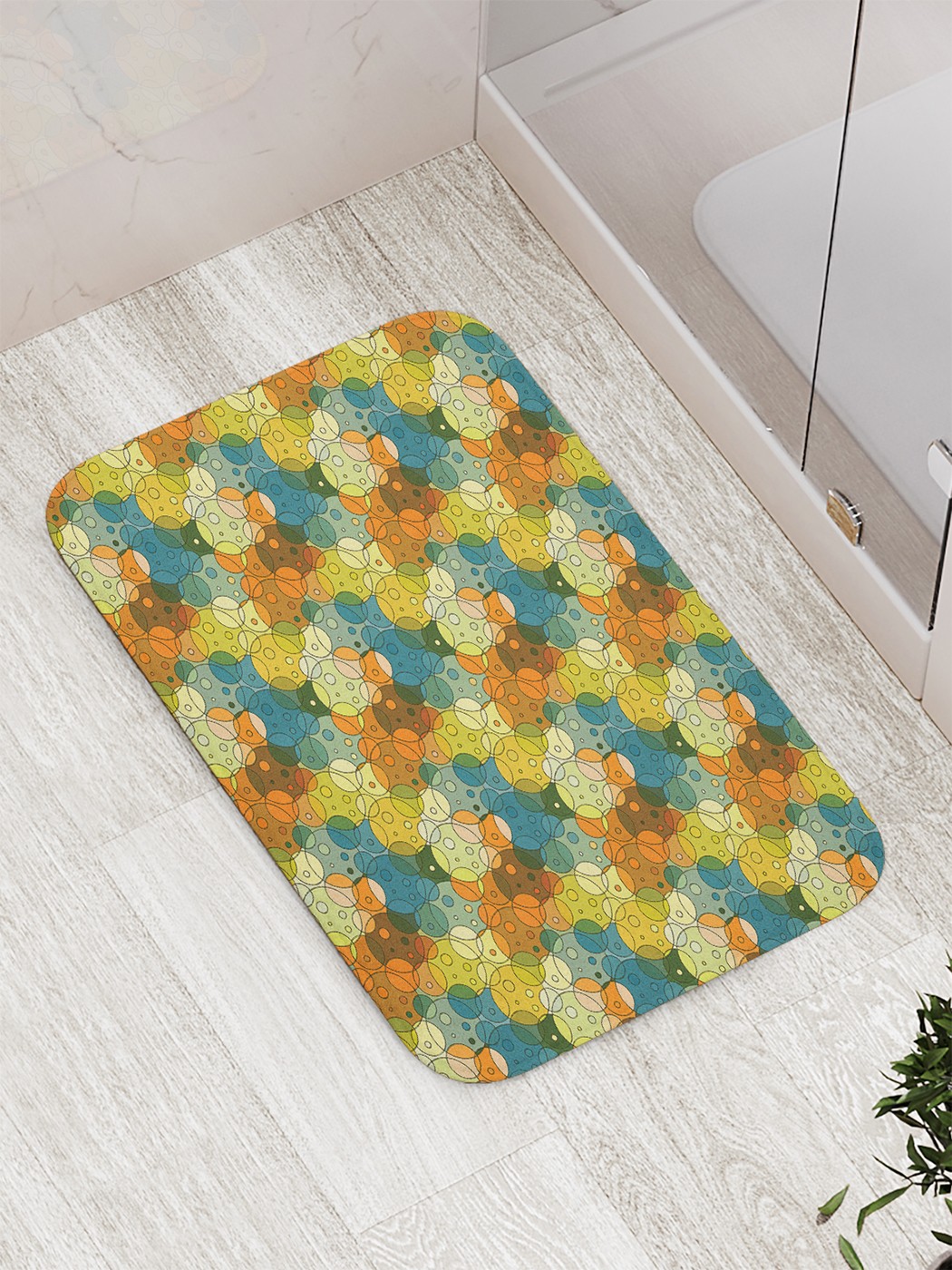 

Коврик противоскользящий для ванной, сауны, бассейна, 77х52 см bath_73797 JoyArty